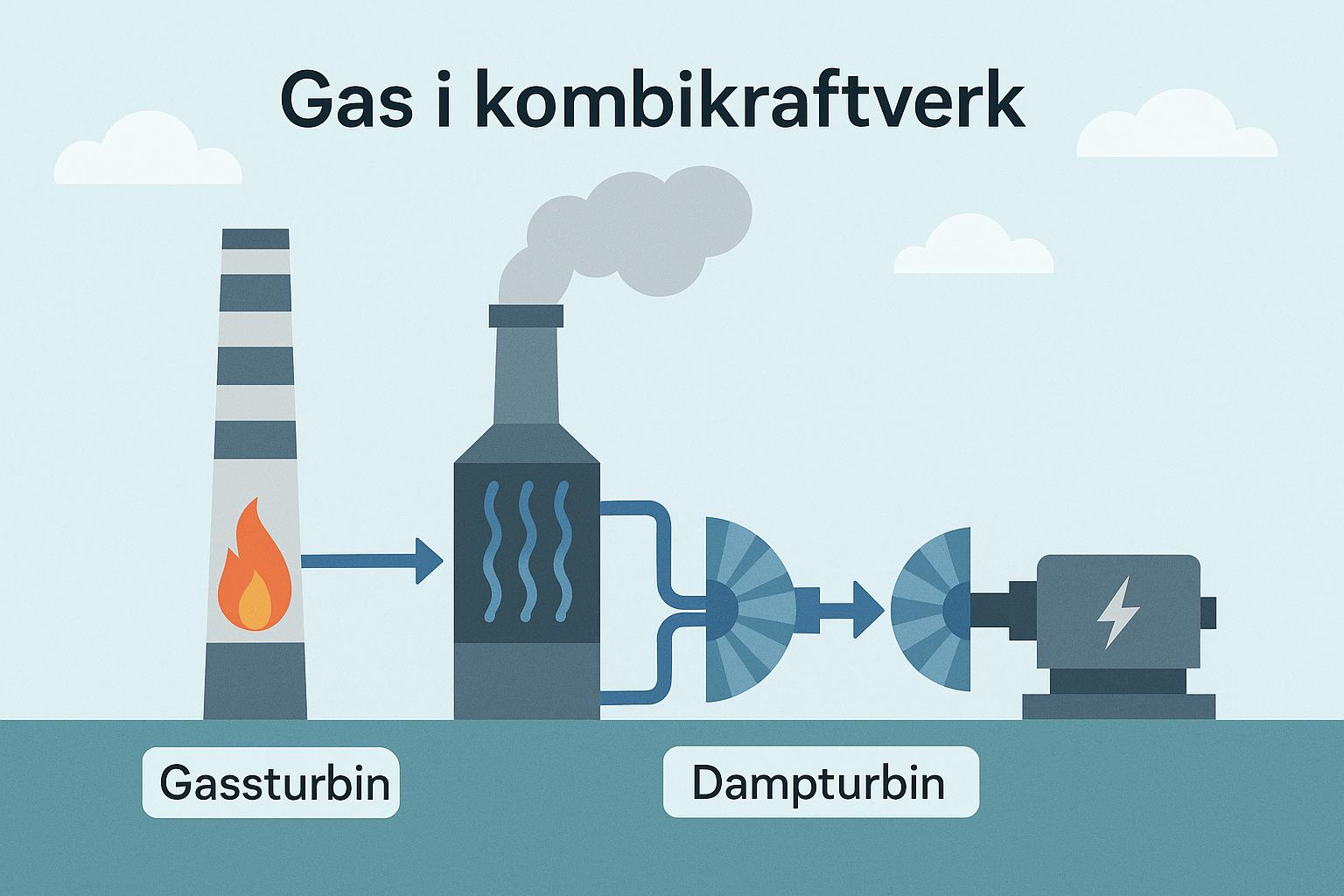 Gas i kombikraftverk