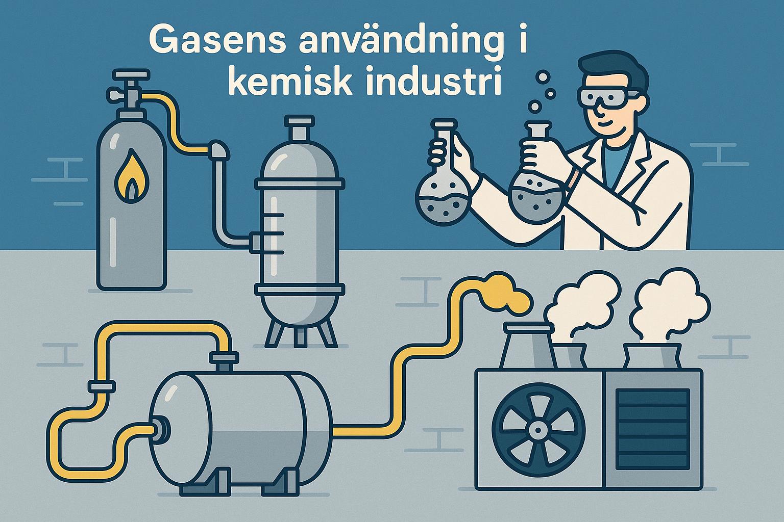 Gasens användning i kemisk industri