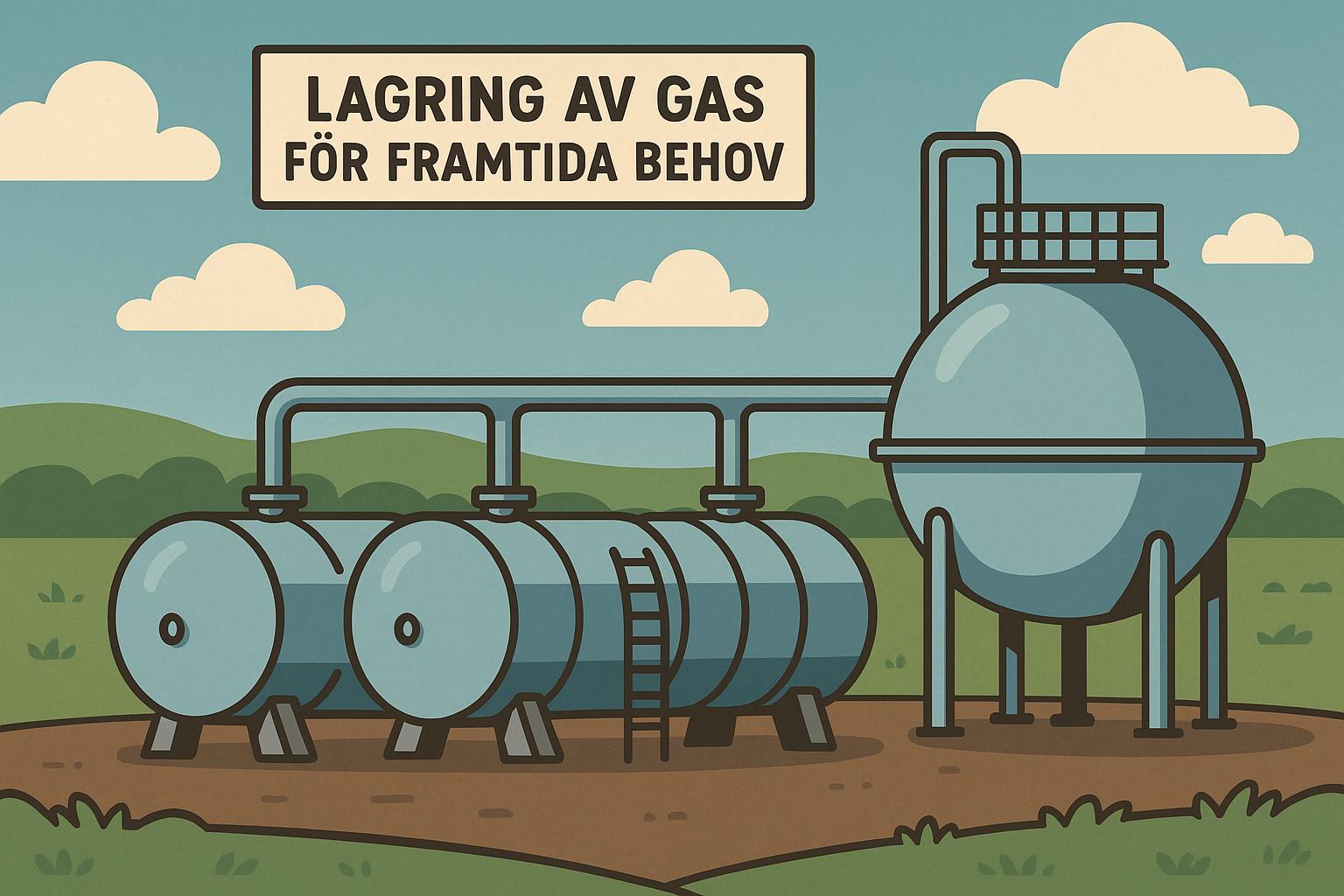 Lagring av gas för framtida behov