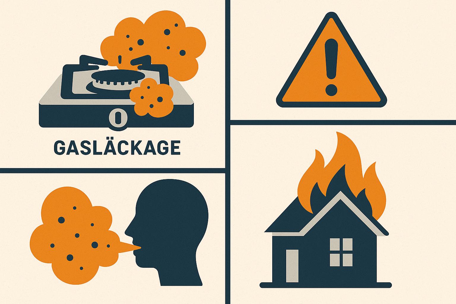Risker med gasläckage