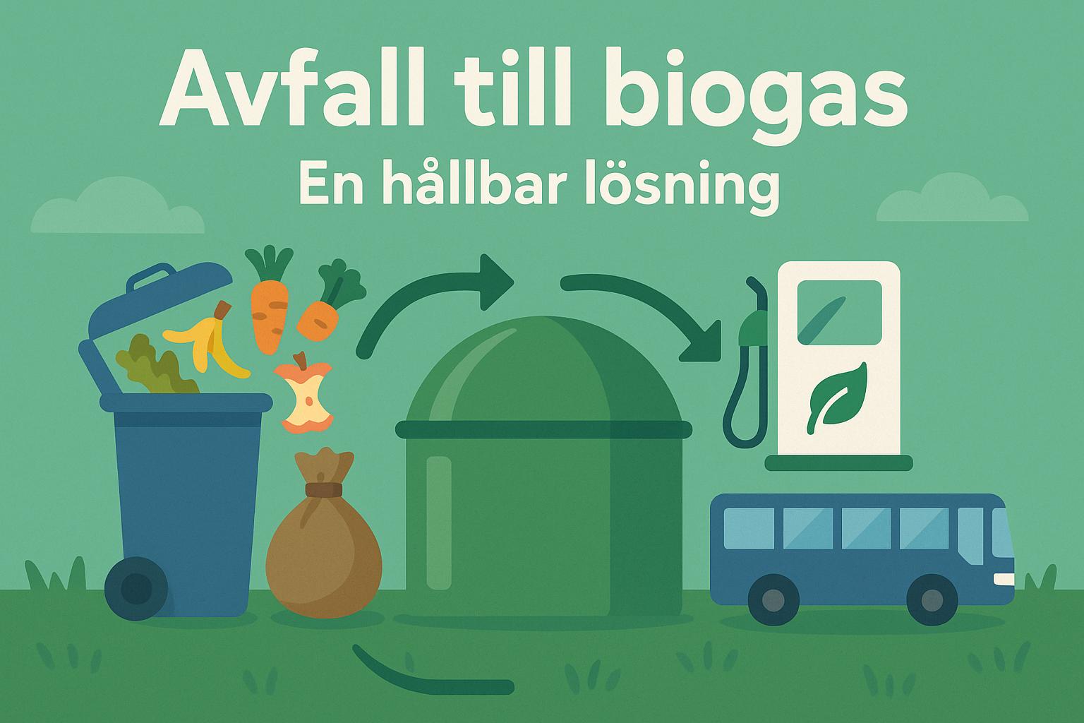 Avfall till biogas: En hållbar lösning